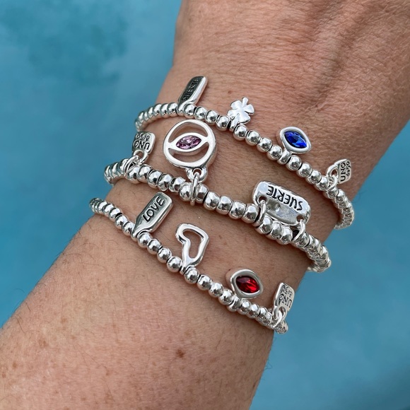 Uno de 50 Bracelet - I am waiting 4U - Red Crystal - BN - Picture 10 of 13